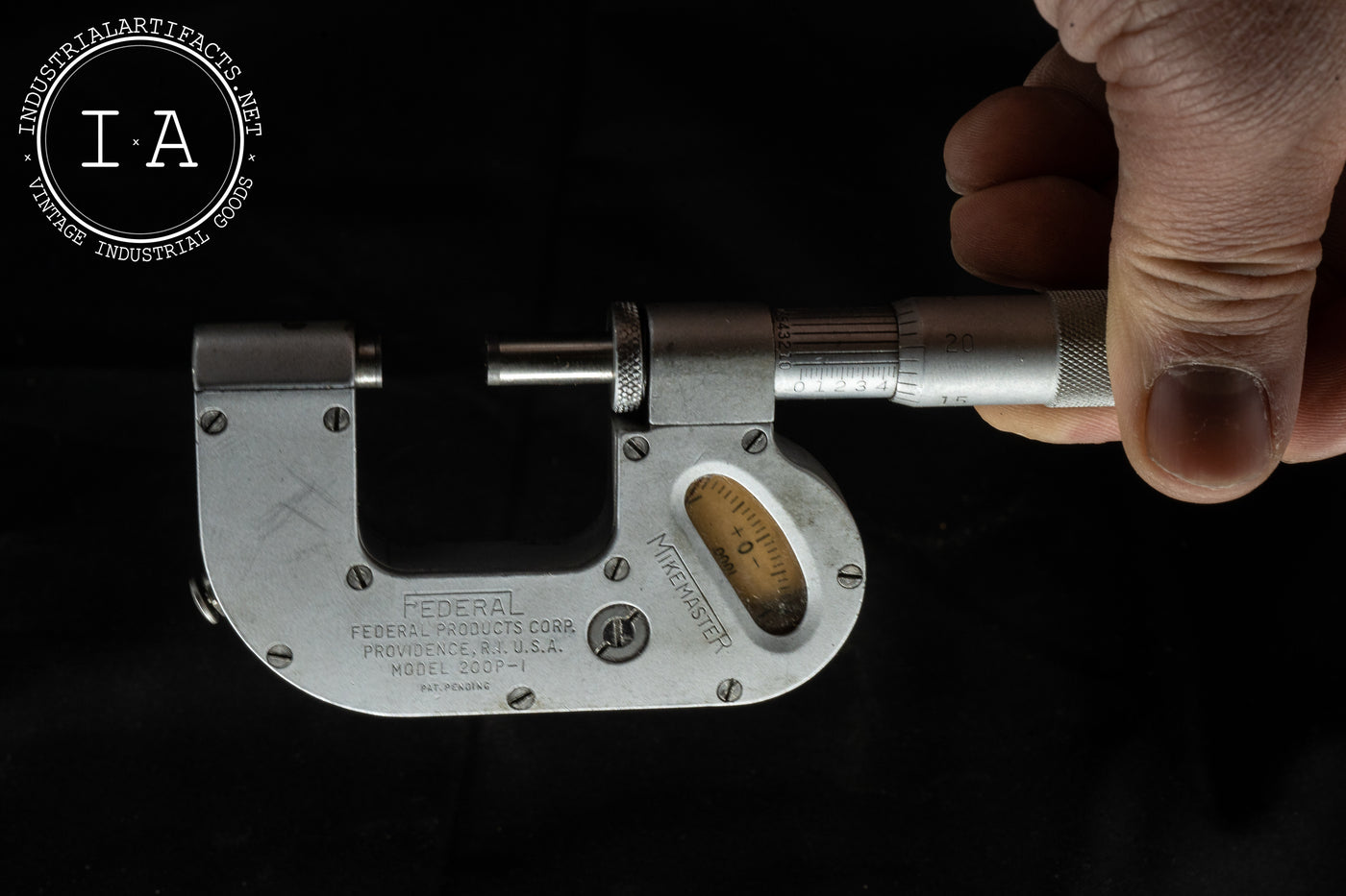 Vintage Federal Micrometer 200P-I