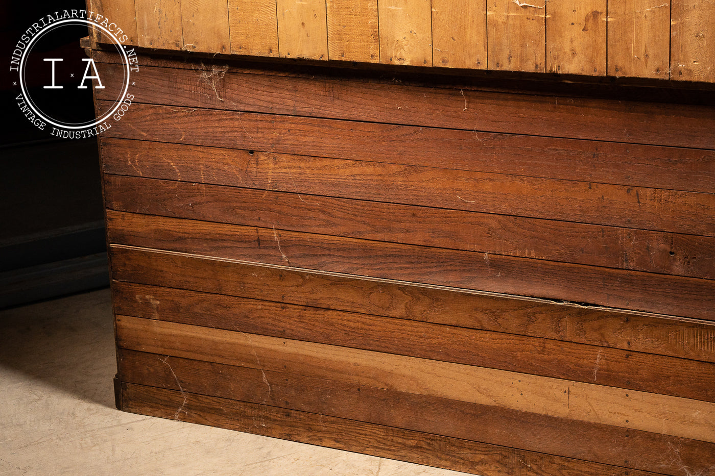 Massive Antique Oak Hutch