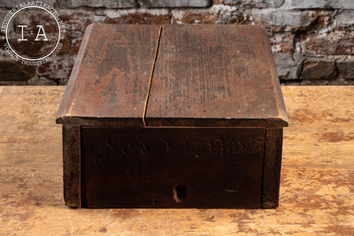 Early Wooden Storage Box