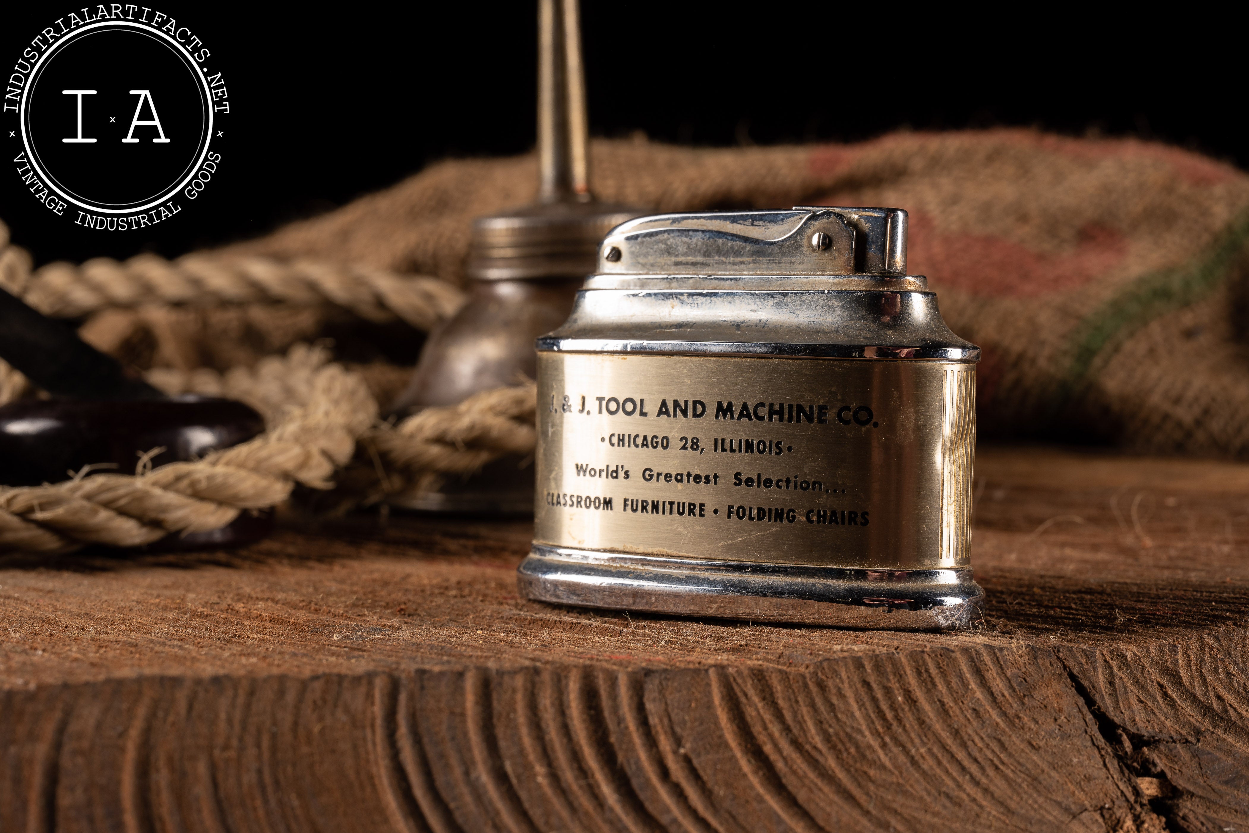 Vintage J&J Tooling Co. Lighter Industrial Artifacts