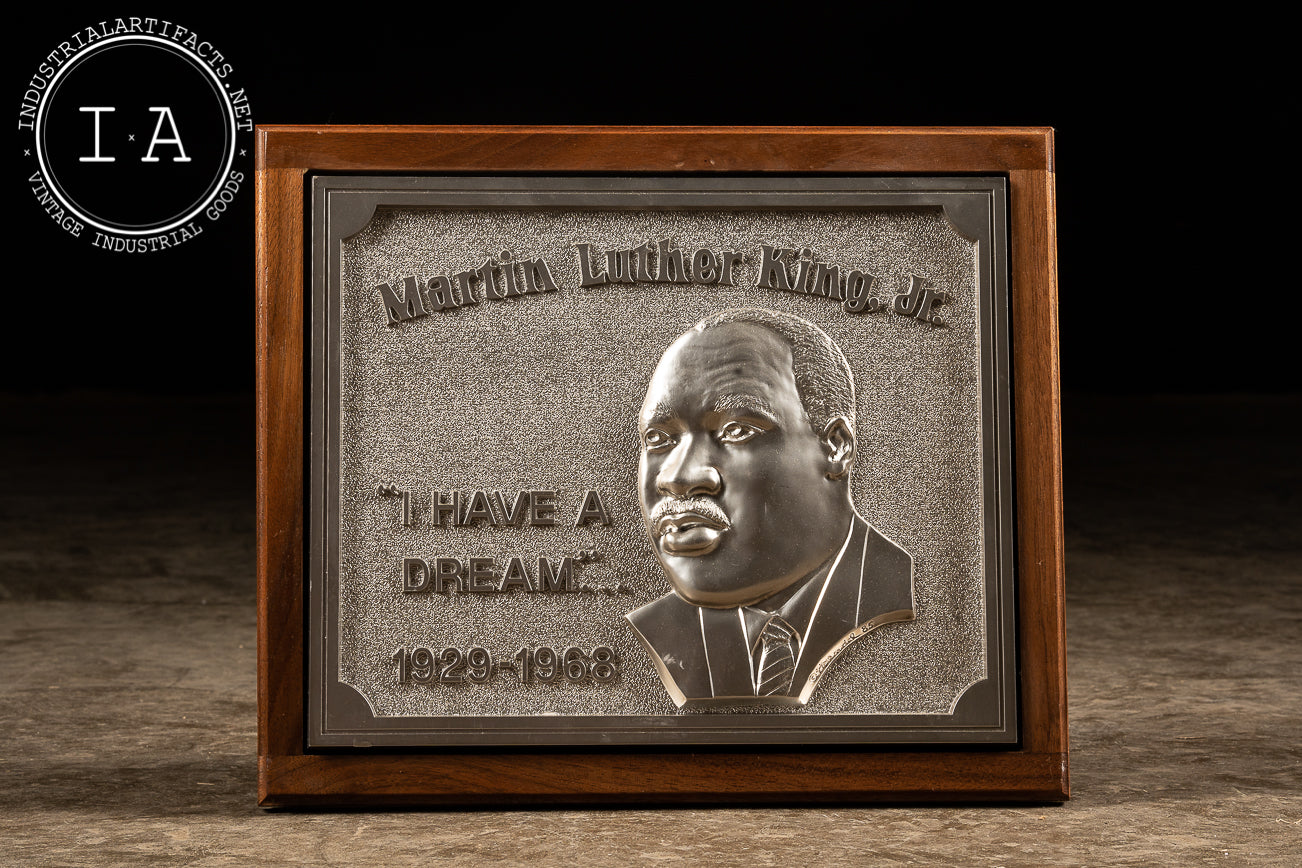 Vintage Martin Luther King Commemorative Plaque