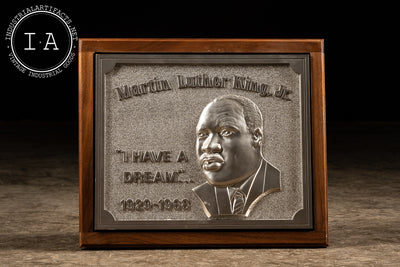 Vintage Martin Luther King Commemorative Plaque