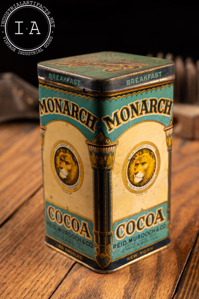 Vintage Monarch Cocoa Tin