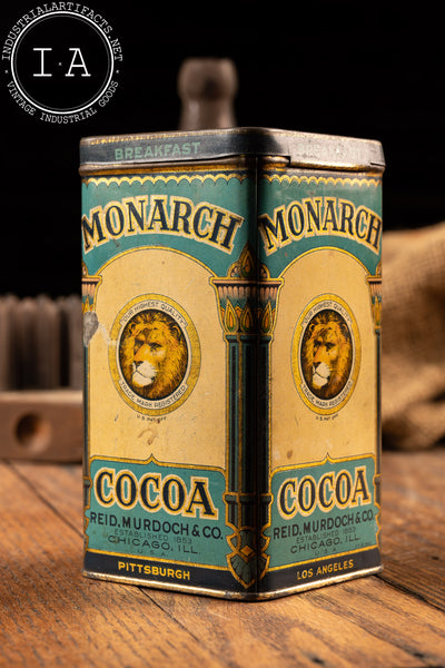 Vintage Monarch Cocoa Tin