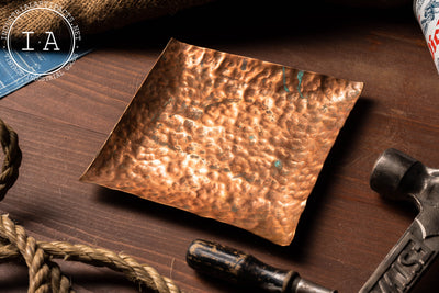 Vintage Hand Formed Copper Ashtray