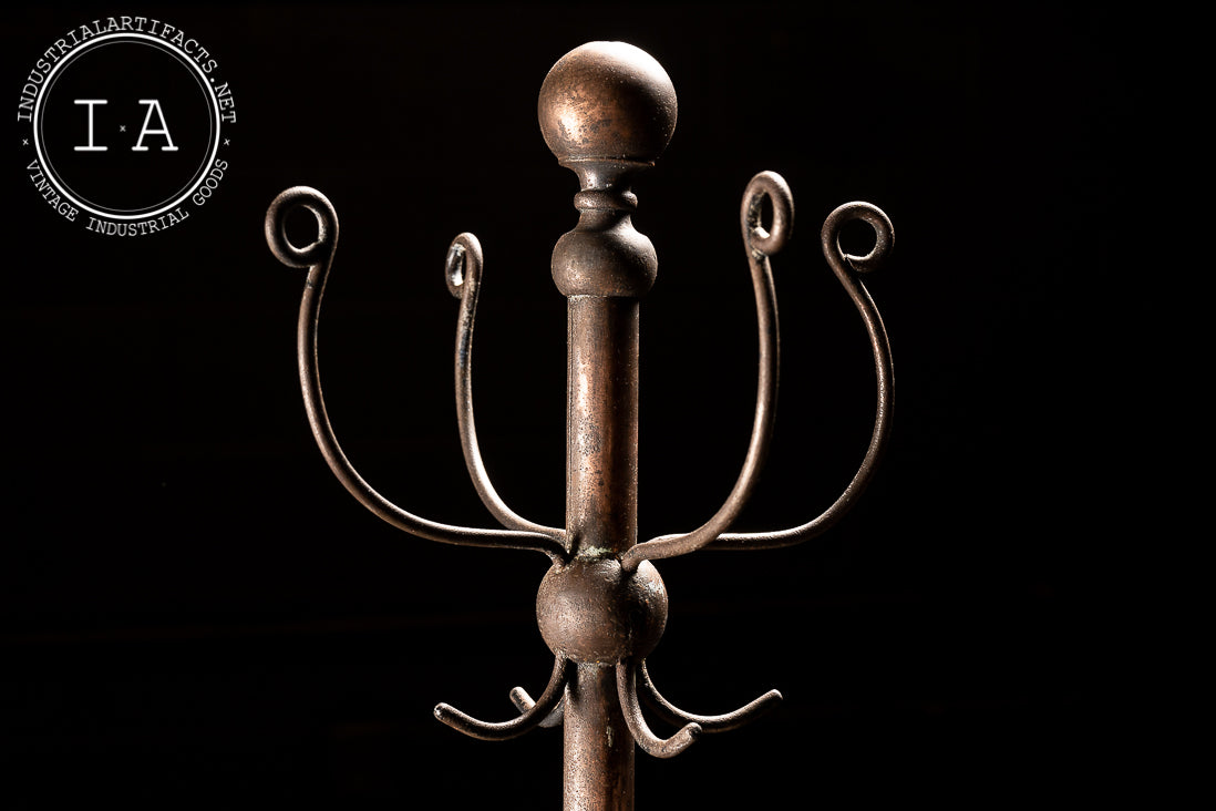 Early 20th Century Barber Shop Coat Rack