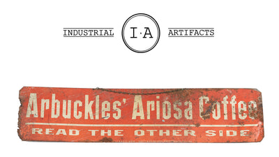 C. 1888 Double Sided Arbuckle's Coffee Triple Sign