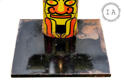 C. 1940 Blackhawk Bottle Jack Metal Totem Display