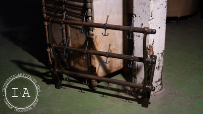 Antique Industrial Barber Shop Coat Rack