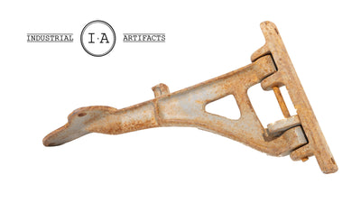 Antique Industrial Cast Iron Swing Stool
