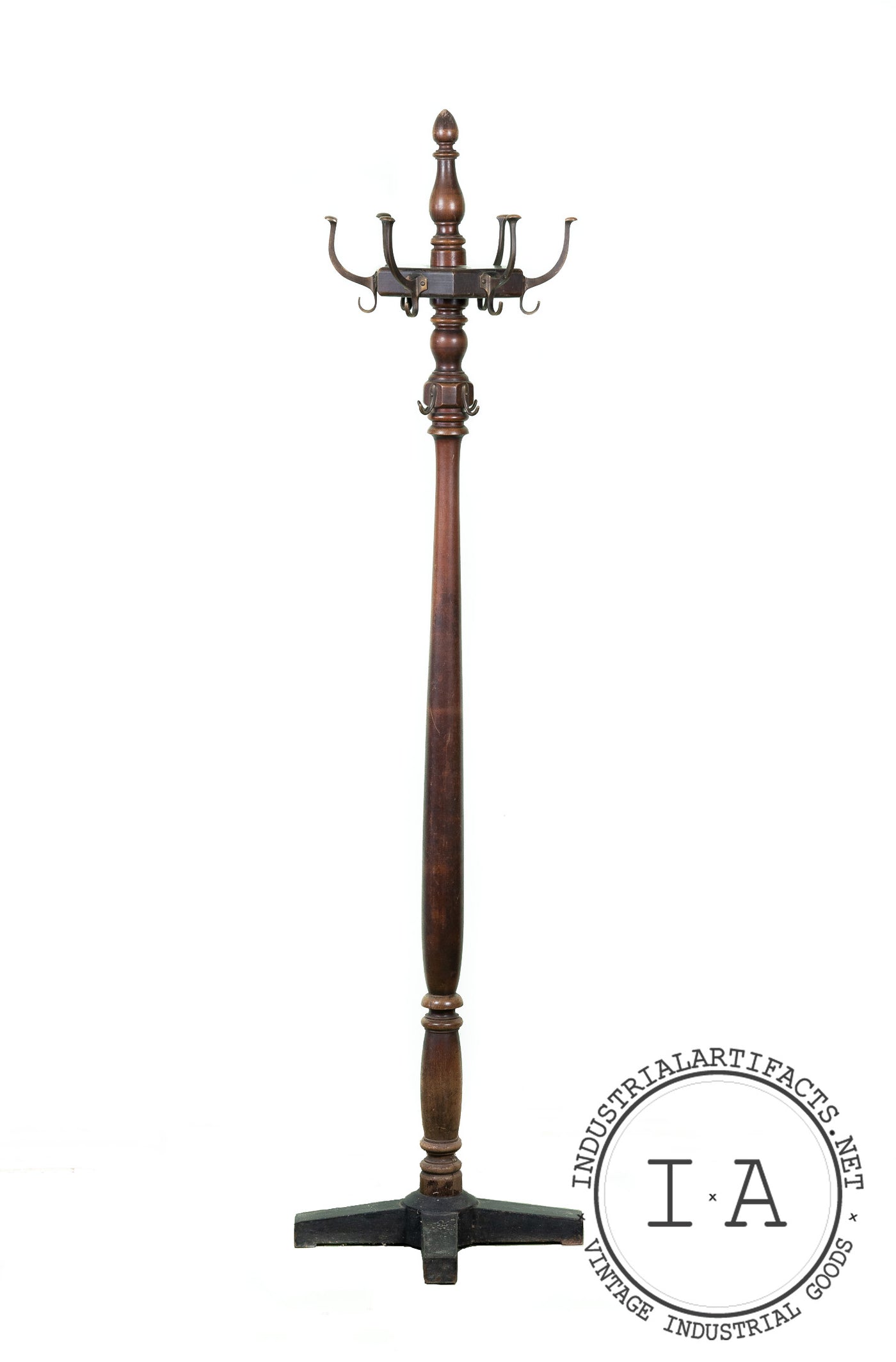 C. 1910 Koken Barber Shop Coat Rack