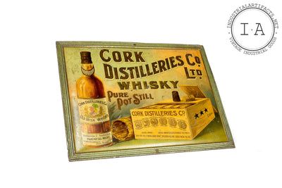 C. 1900 Irish Cork Distilleries Co Tin Sign