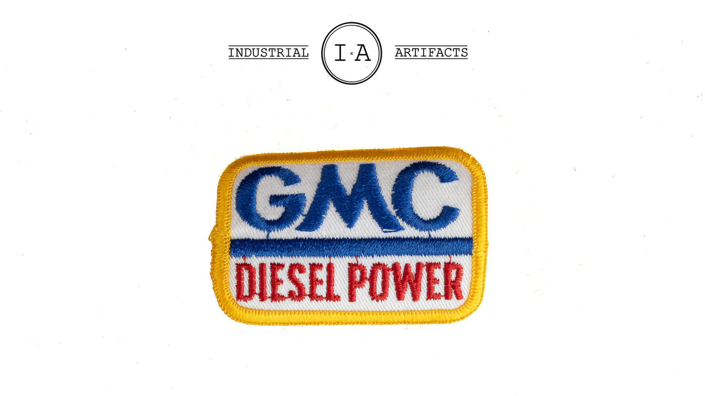 Vintage Iron On GMC Diesel Power Patch