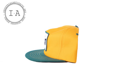 Vintage Yellow DeKalb Trucker Mesh Snapback Hat