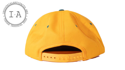 Vintage Yellow DeKalb Trucker Mesh Snapback Hat