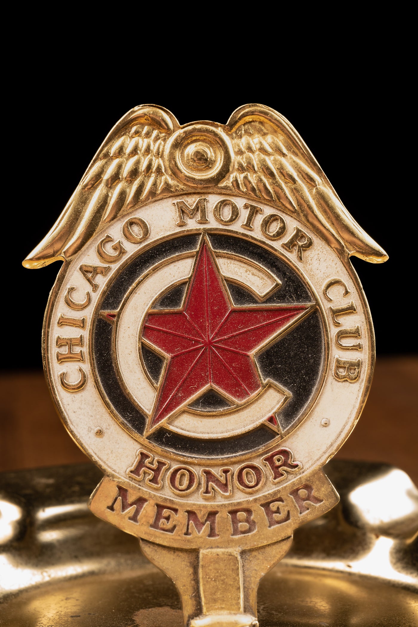Vintage Chicago Motor Club Honor Member Ashtray