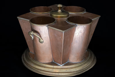 VIntage Art Deco Tapered Copper Wine Chiller