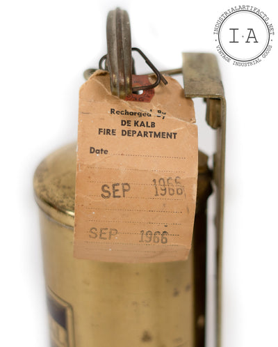 C. 1950 Brass Fire Exinguisher