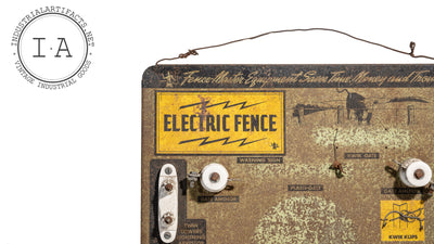 Antique Electric Fence Salesman Sample By Fence Master