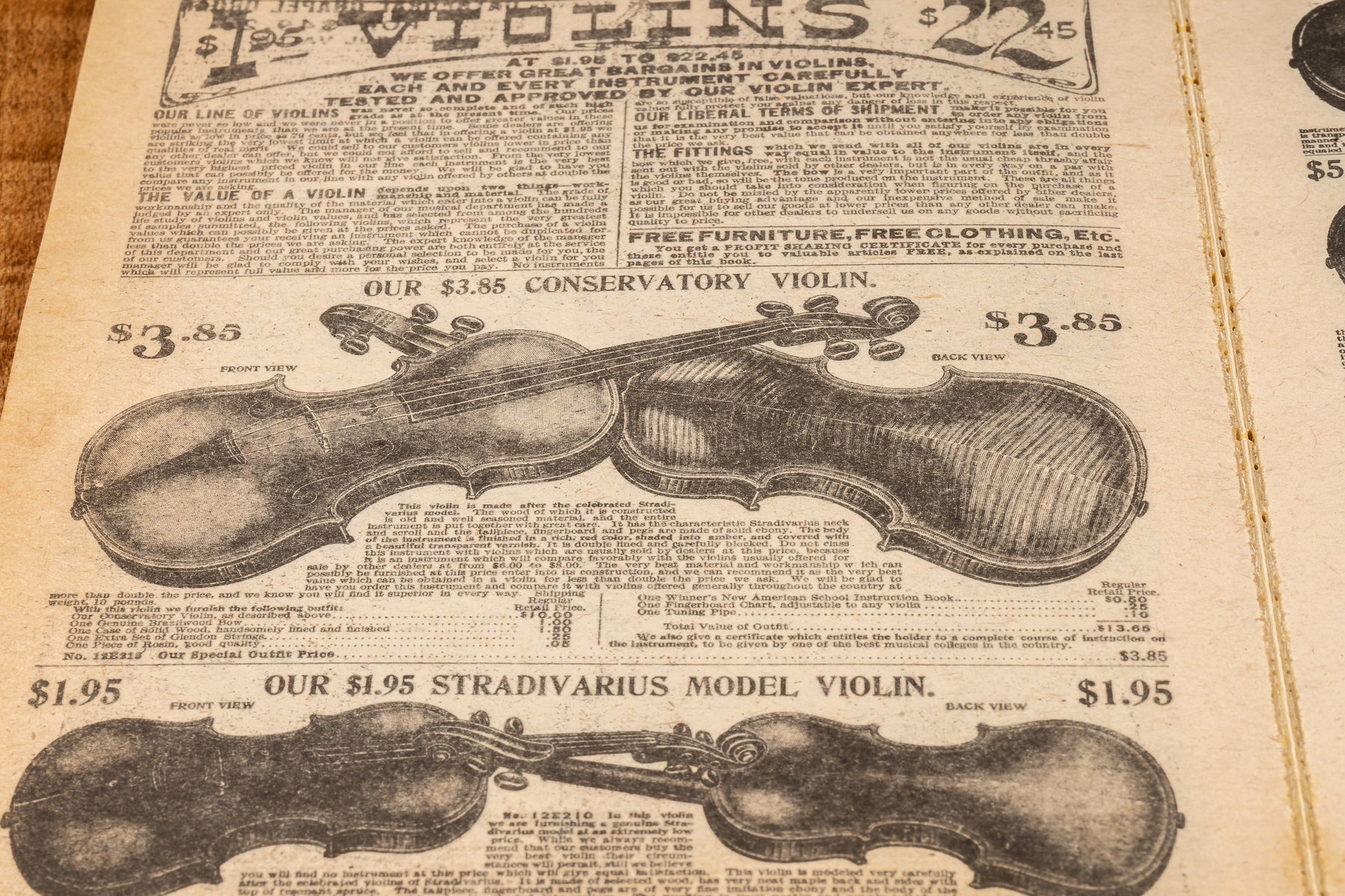 c. 1909 Sears Catalog Industrial Artifacts