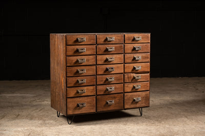 Early American Multi-Drawer Filing Cabinet