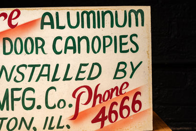 c. 1920s Hand-Painted Remodeling Company Sign