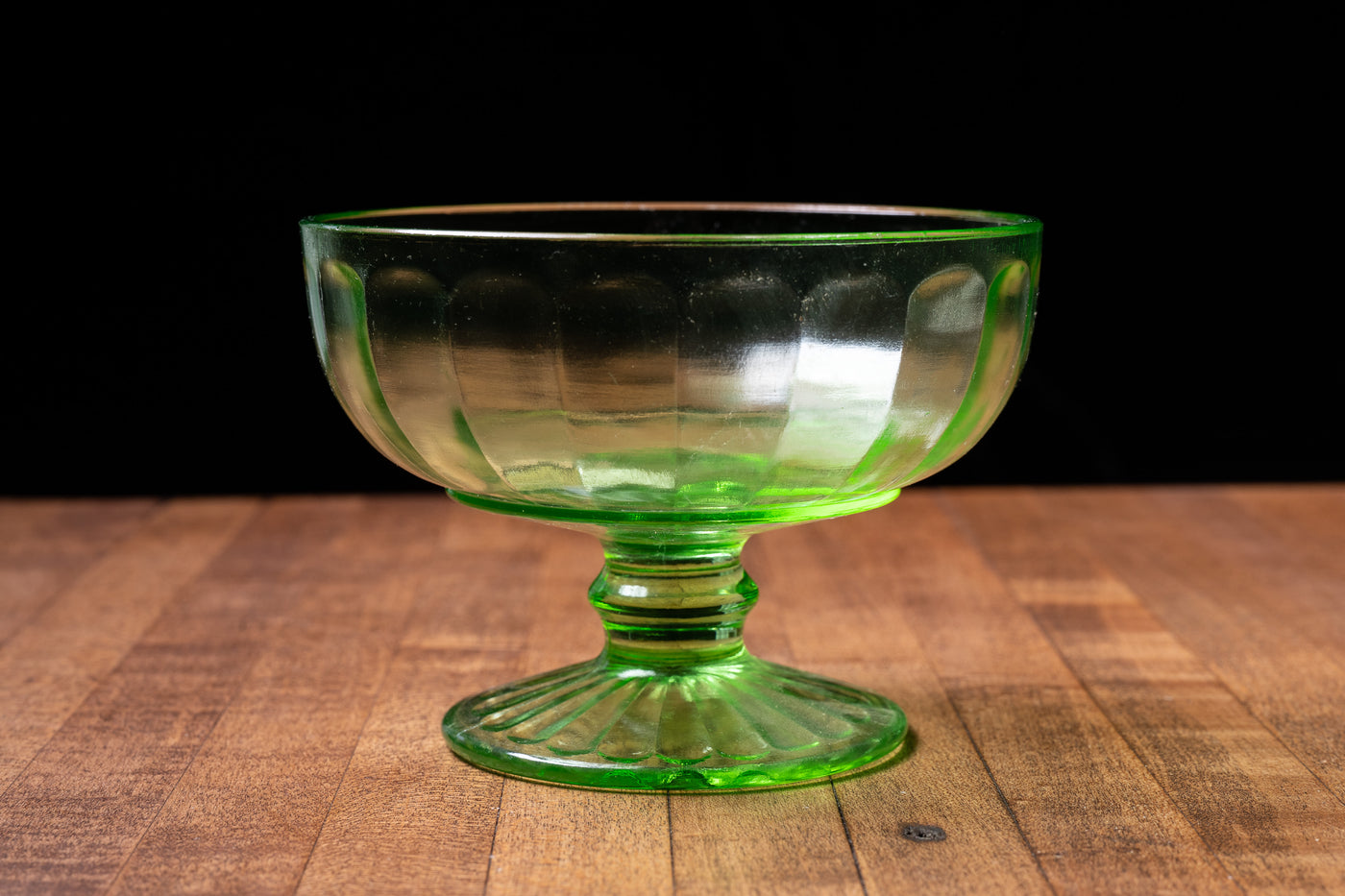 Uranium Glass Candy Dish