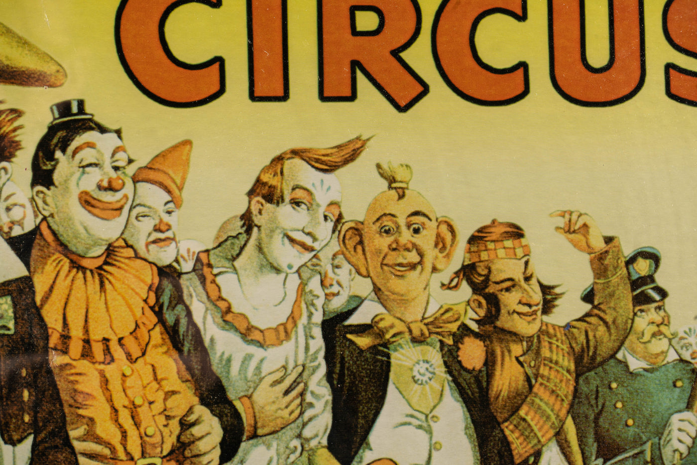 Vintage Framed Circus Poster