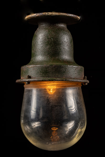 Vintage Benjamin Cast Iron Light Fixture