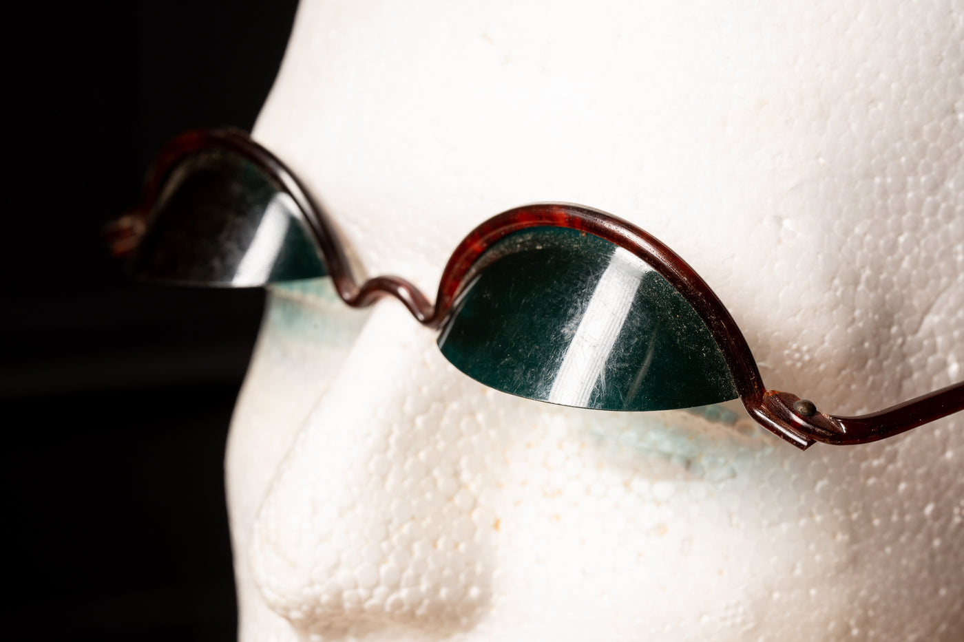 Antique Accounting Green Eyeshades