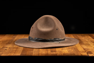Vintage Brown Campaign Hat