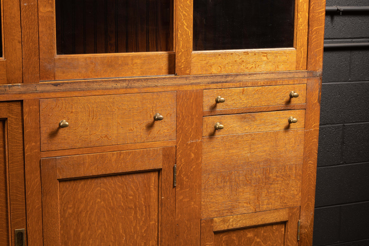 Vintage Quarter Sawn Laboratory Cabinet