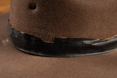 Vintage Brown Campaign Hat