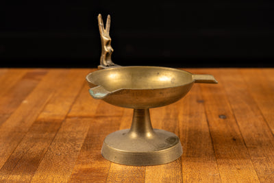 Art Deco Brass Ashtray