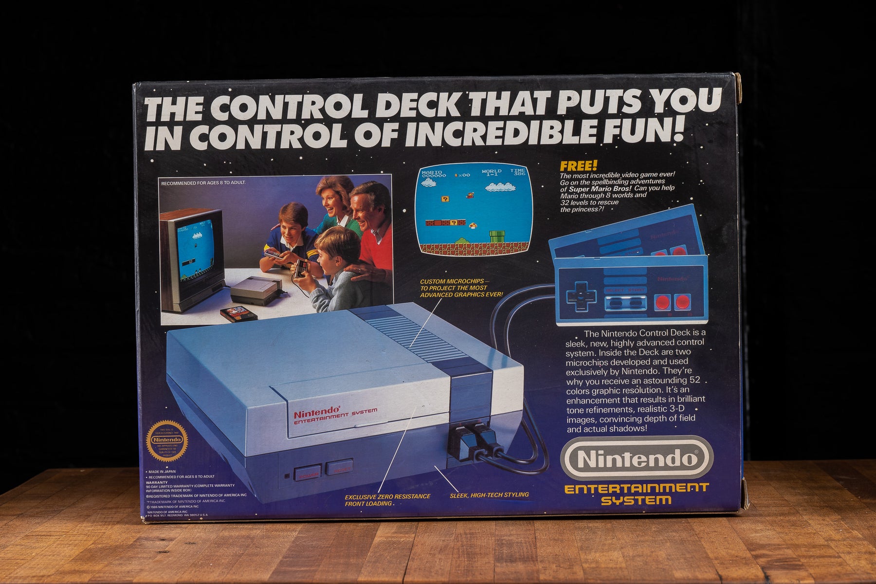Nes Reproduced Box Console NES Control Deck Box (No Console) – Industrial Artifacts