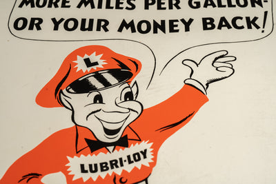 c. 1949 Lubri-Loy Mercantile Sign