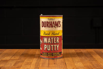 c. 1950s Durham's Water Putty Can