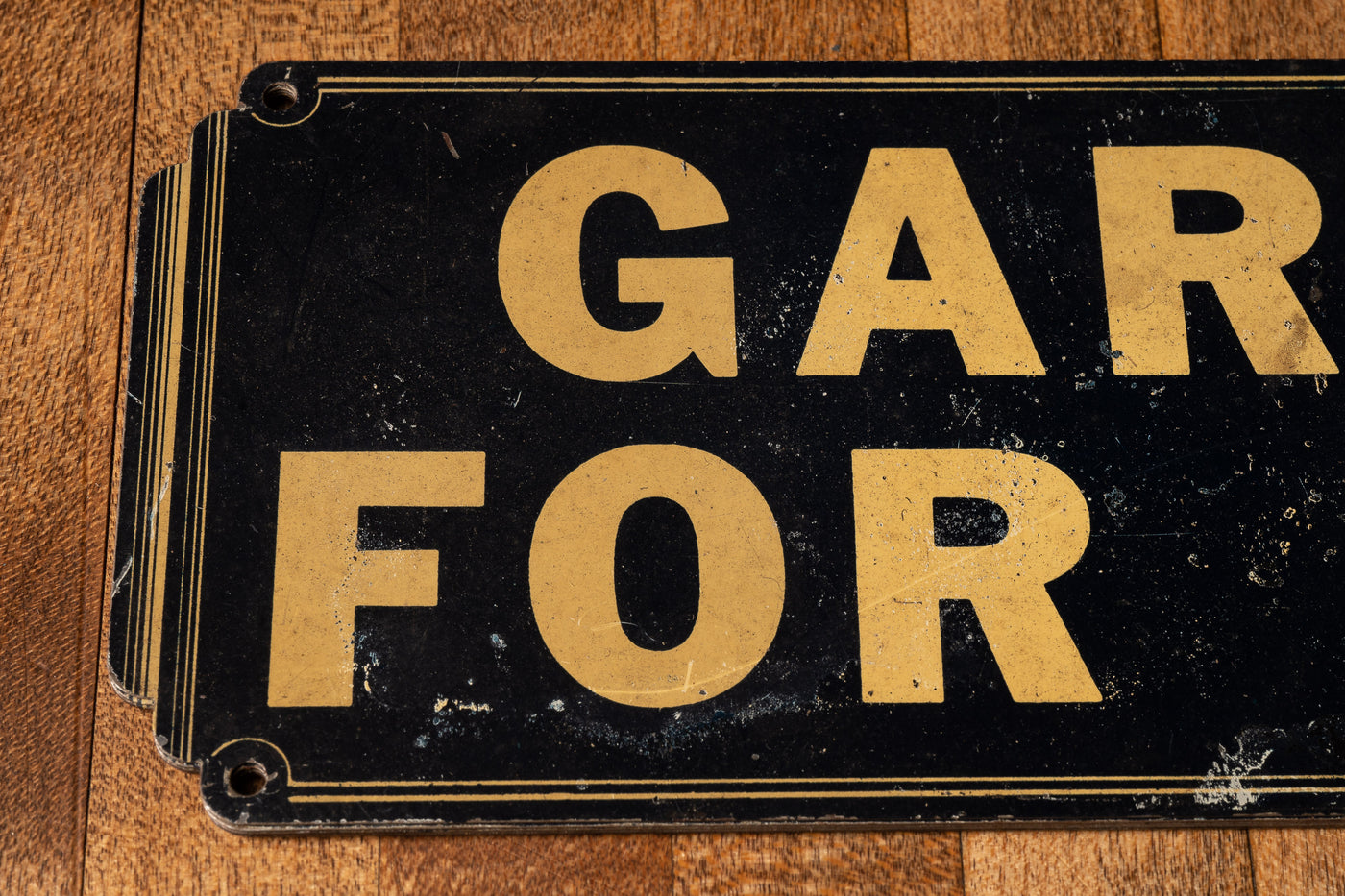 Garage Rental Sign c. 1930s Art Deco Garage for Rent Sign – Industrial Artifacts