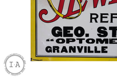 C. 1911 Jewelry Store Embossed Tin Sign