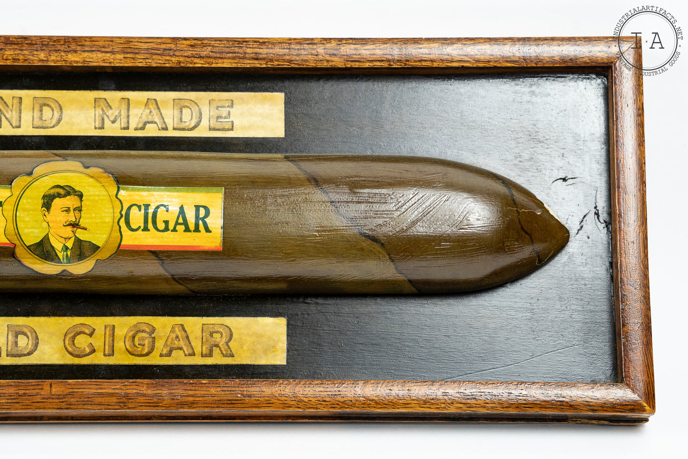 C. 1915 Wooden Figural Tobacciana Trade Sign