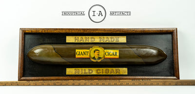 C. 1915 Wooden Figural Tobacciana Trade Sign