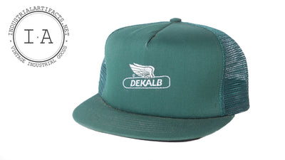 Vintage Green DeKalb Trucker Mesh Snapback Hat