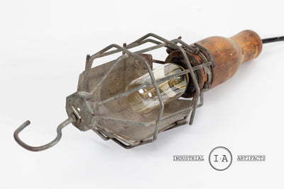 Antique Industrial Chic Hanging Work Lamp