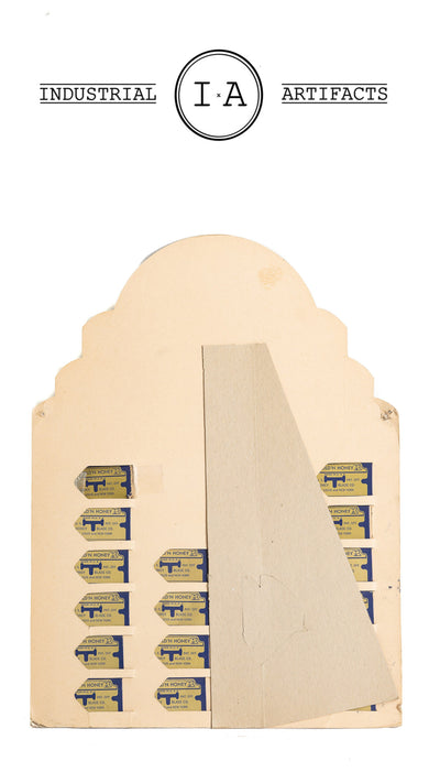 C. 1930 Honey Blades Shaving Razor Countertop Display