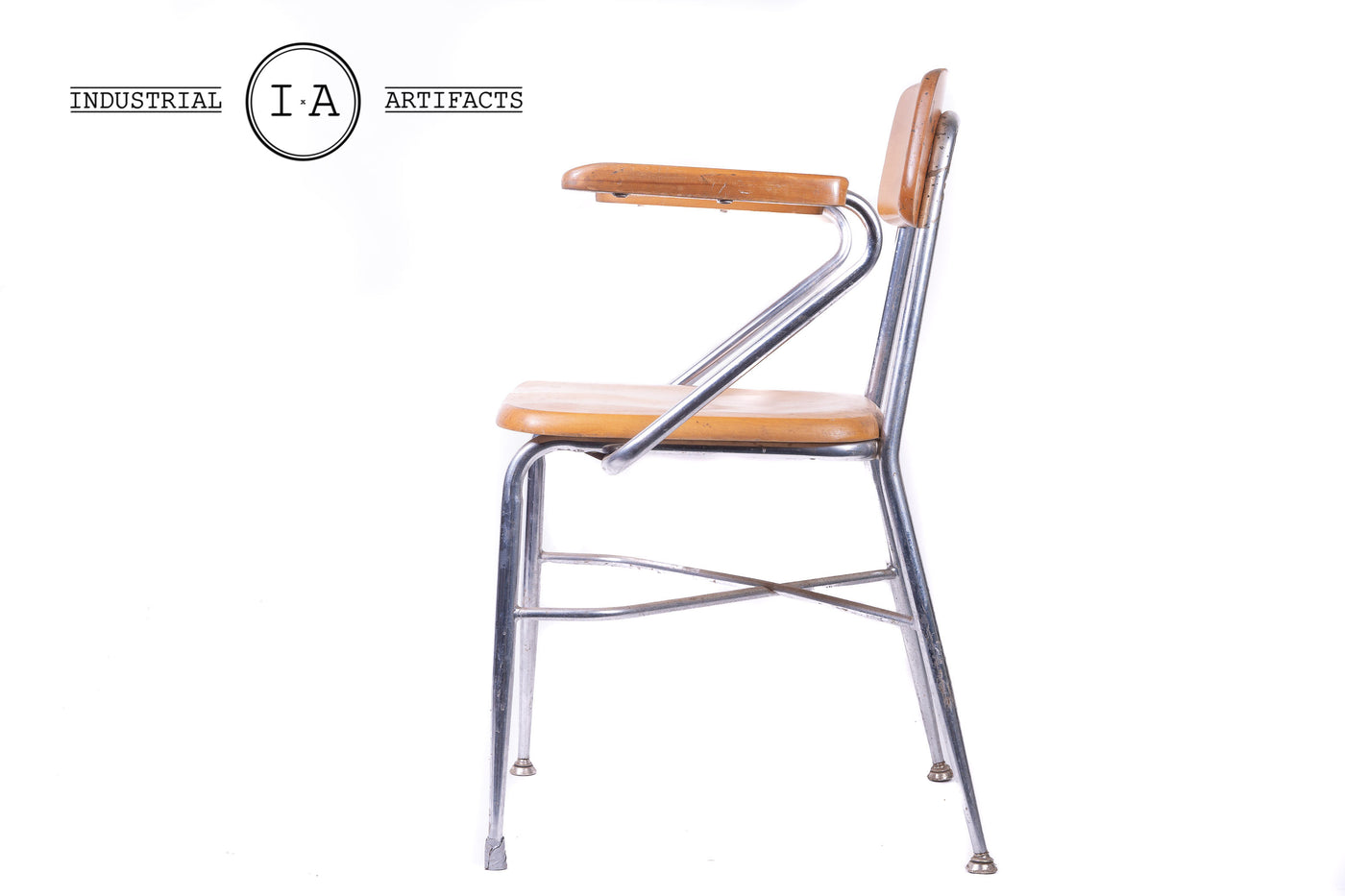 Mid Century Kem Weber by Haywood Wakefield Chrometube Chair
