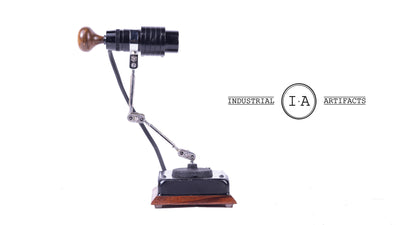 C. 1950 Articulated Task Lamp With Original Carrying Box