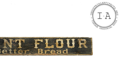 Turn Of The Century Hand Painted Wooden Bakery Sign