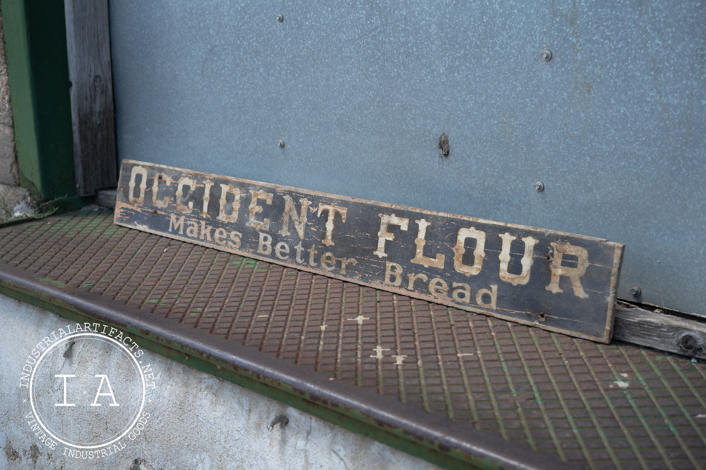 Turn Of The Century Hand Painted Wooden Bakery Sign