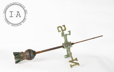 Vintage Oxidized Farmhouse Weathervane