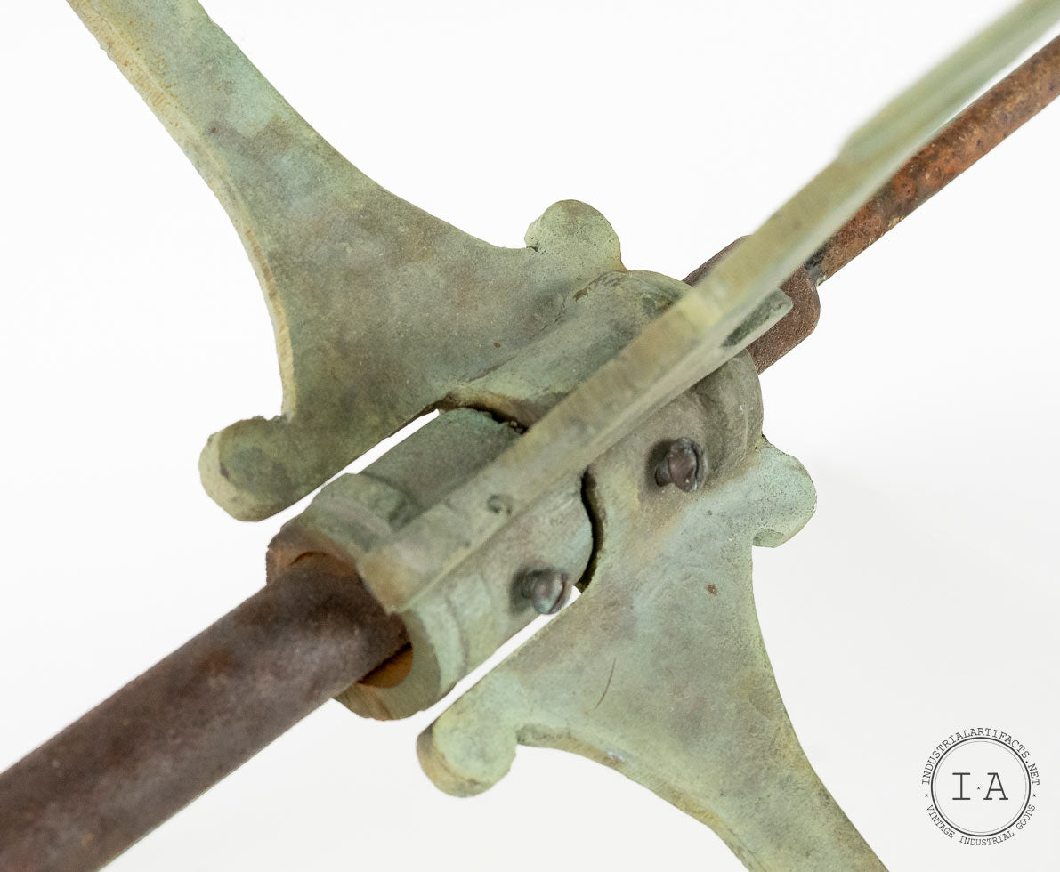Vintage Oxidized Farmhouse Weathervane